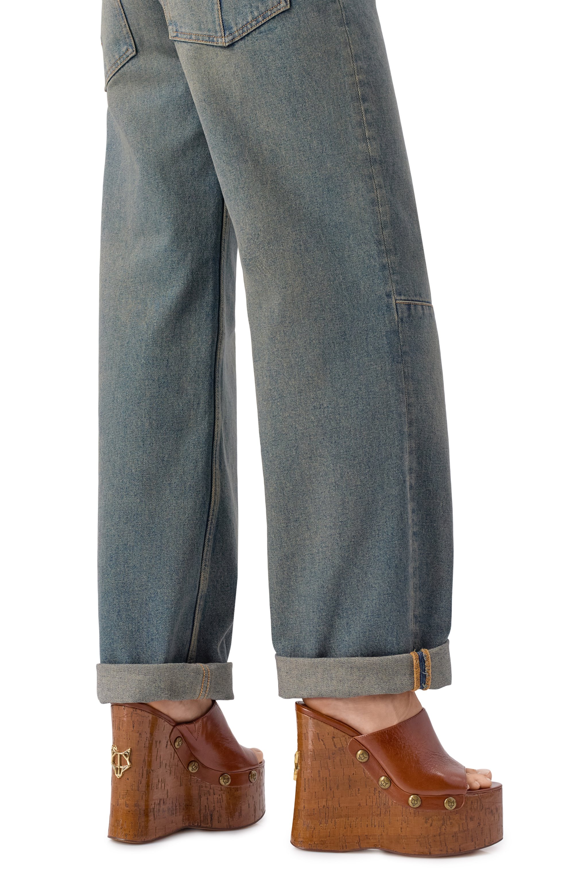 Кожаные сабо tulip NAKED WOLFE, арт. TULIP/LEATHER, фото 3