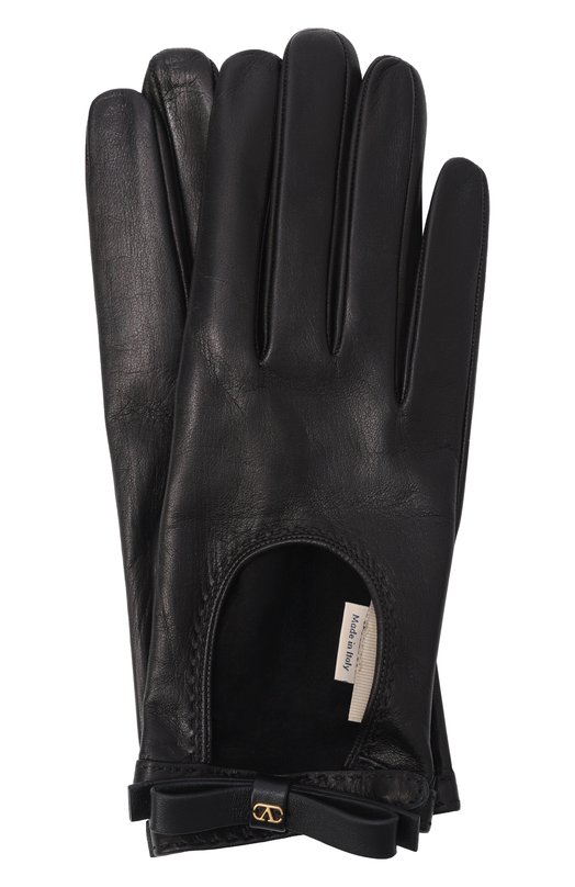 Кожаные перчатки Valentino 8W2GDA52/CZV Чёрный 8W2GDA52/CZV