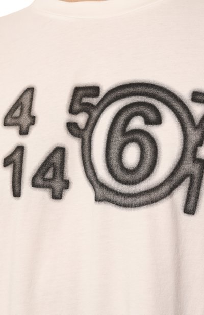 Хлопковый лонгслив MM6, арт. S52GC0278/S24312, фото 5