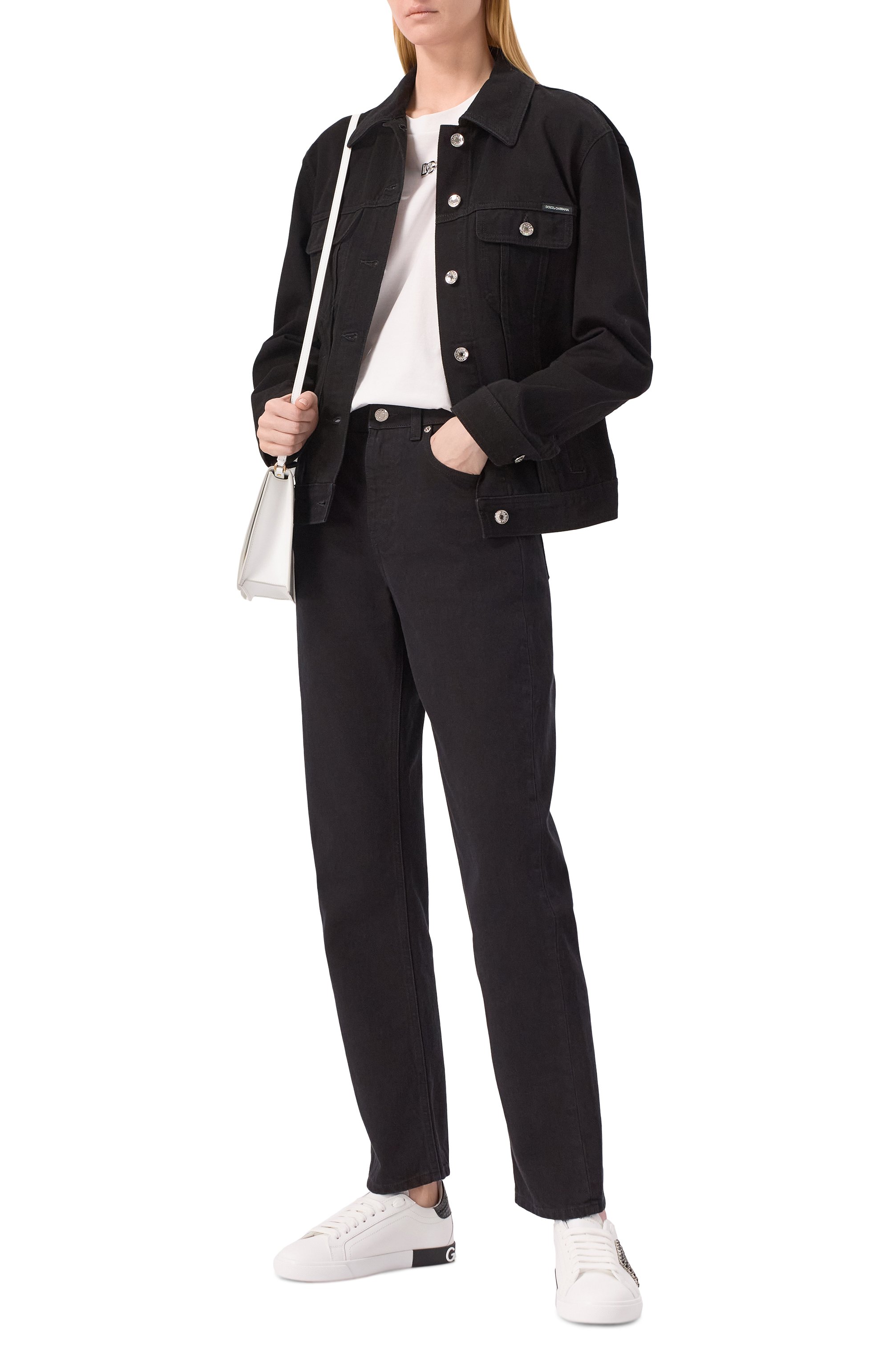 Кожаные кеды portofino vintage DOLCE & GABBANA, арт. CK2311/A6N63, фото 2