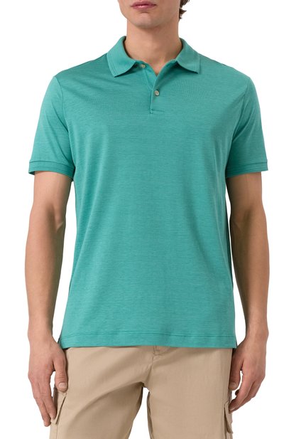 Поло из шелка и хлопка PAUL&SHARK, арт. 25411208, фото 3