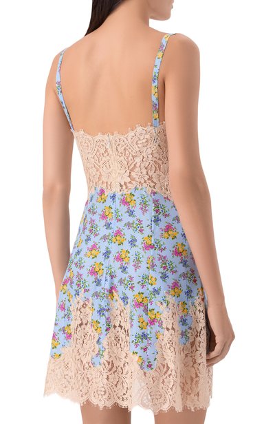 Платье из шелка и вискозы DOLCE & GABBANA, арт. F60FGT/IS10D, фото 4