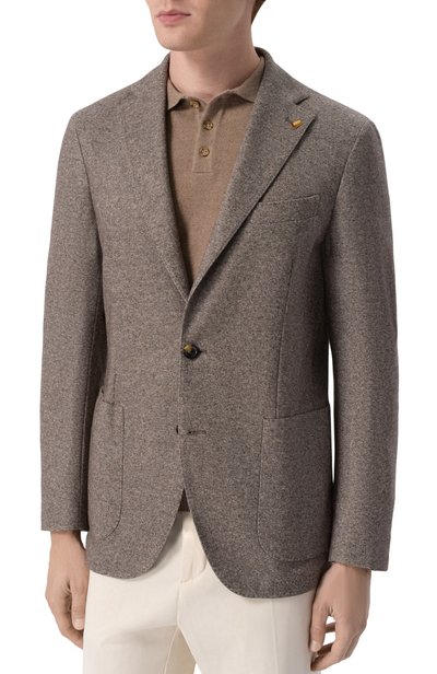 Пиджак из шерсти и хлопка SARTORIA LATORRE, арт. JD74/JK010, фото 3