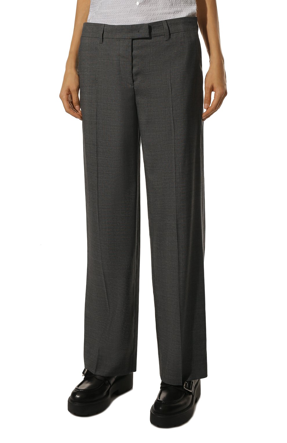 Шерстяные брюки MIU MIU, арт. MP1578-10DI-F0480, фото 3