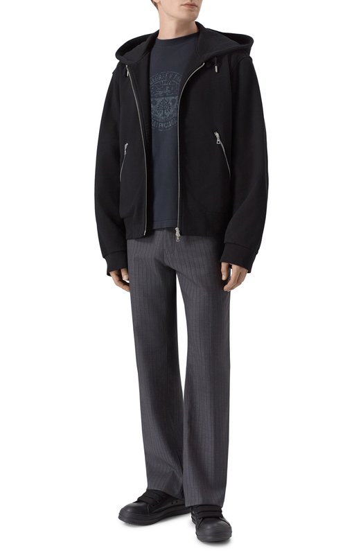 Хлопковая футболка Balenciaga 850261/TTVV3 Чёрный  850261/TTVV3 Фото 2