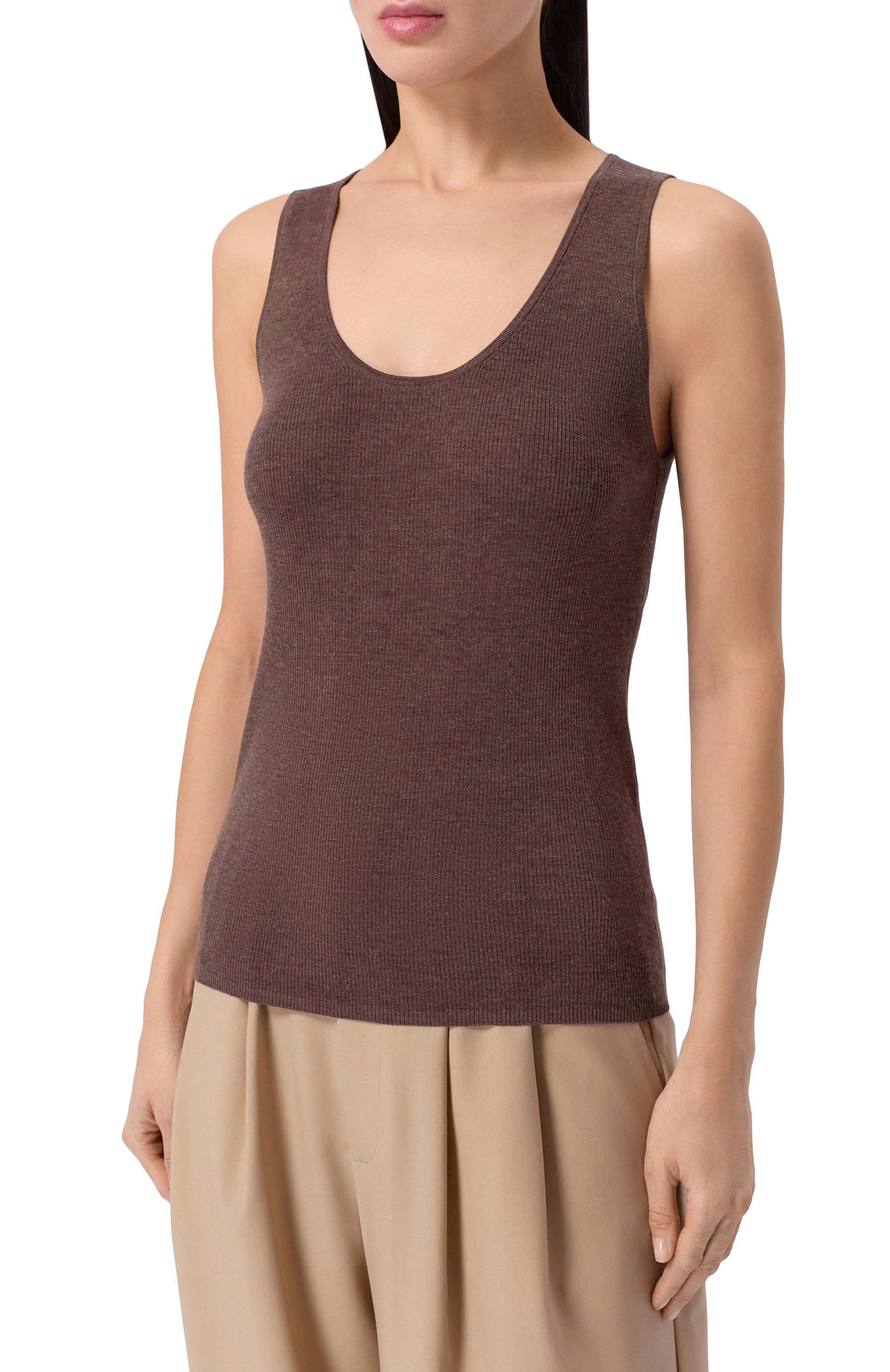 Топ из шерсти и шелка 12 STOREEZ, арт. 135414, фото 3