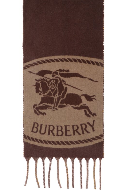 Кашемировый шарф Burberry 8109747 Коричневый  8109747 Фото 4