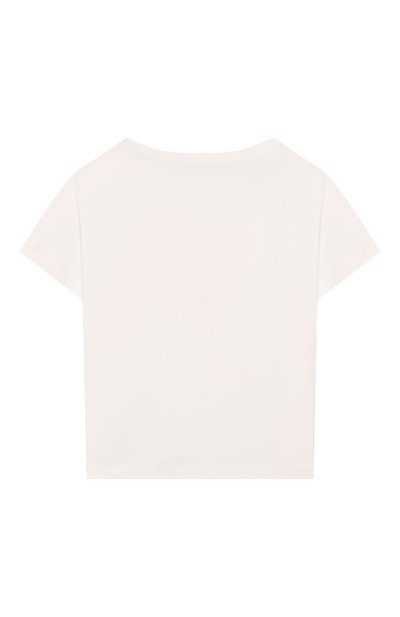 Хлопковая футболка ELIE SAAB JUNIOR, арт. EFTS023/TS0059_001, фото 2