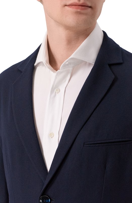Шерстяной пиджак Giorgio Armani GM003230/TE13592 Синий  GM003230/TE13592 Фото 5