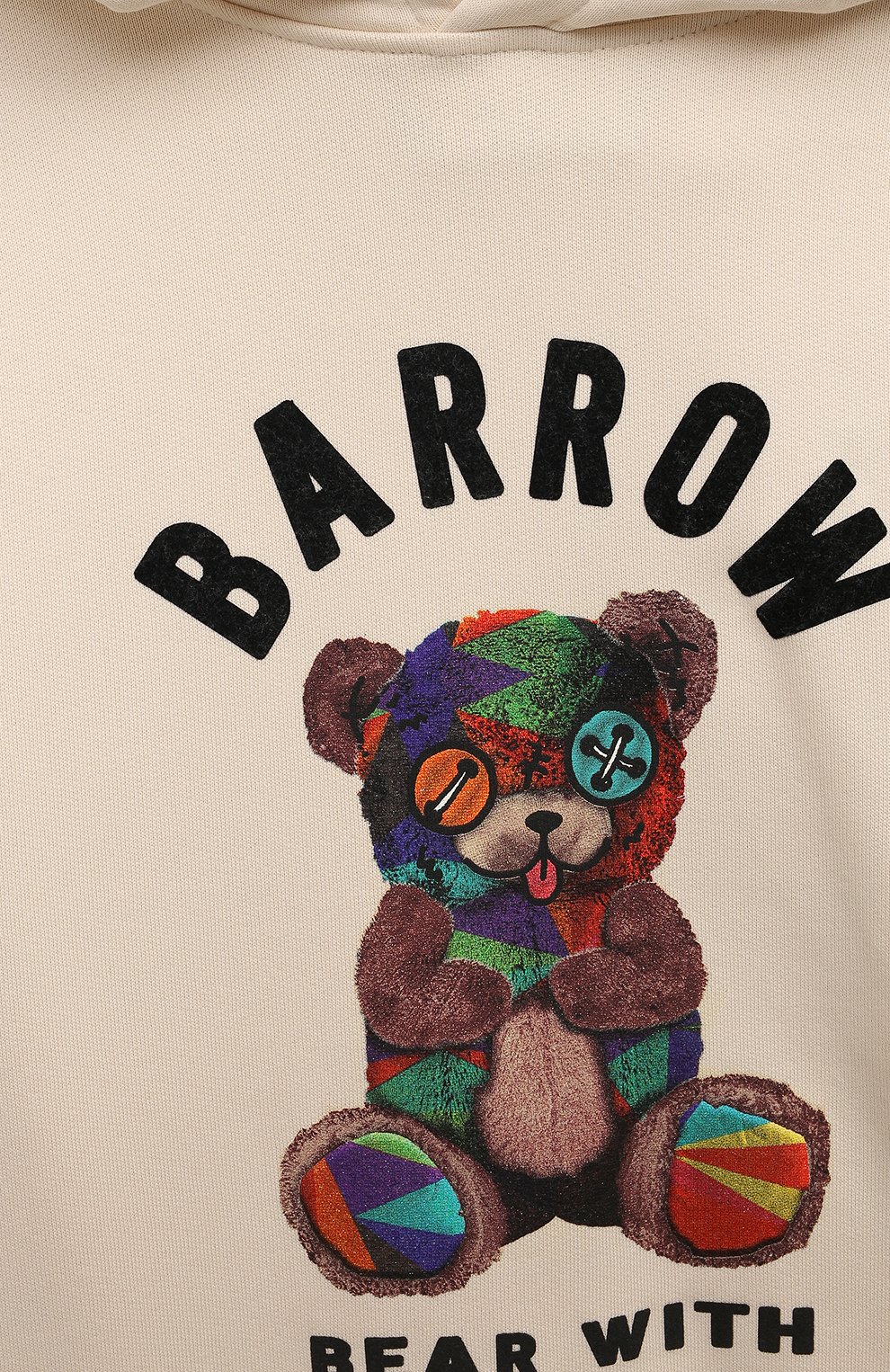 Хлопковое худи BARROW, арт. F4BKJUHS059, фото 3