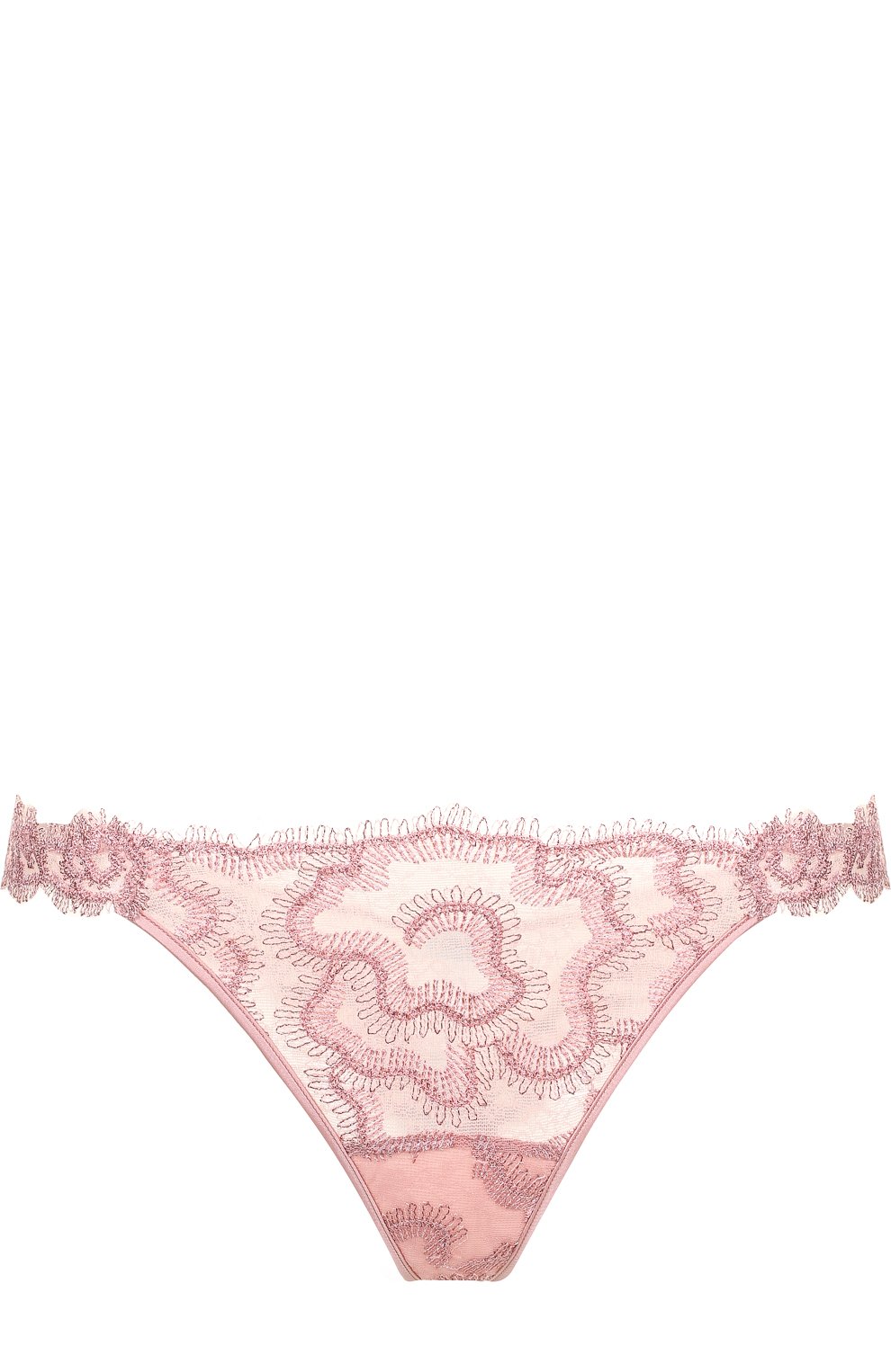 Однотонные кружевные трусы-стринги LA PERLA, арт. 0015930, фото 1