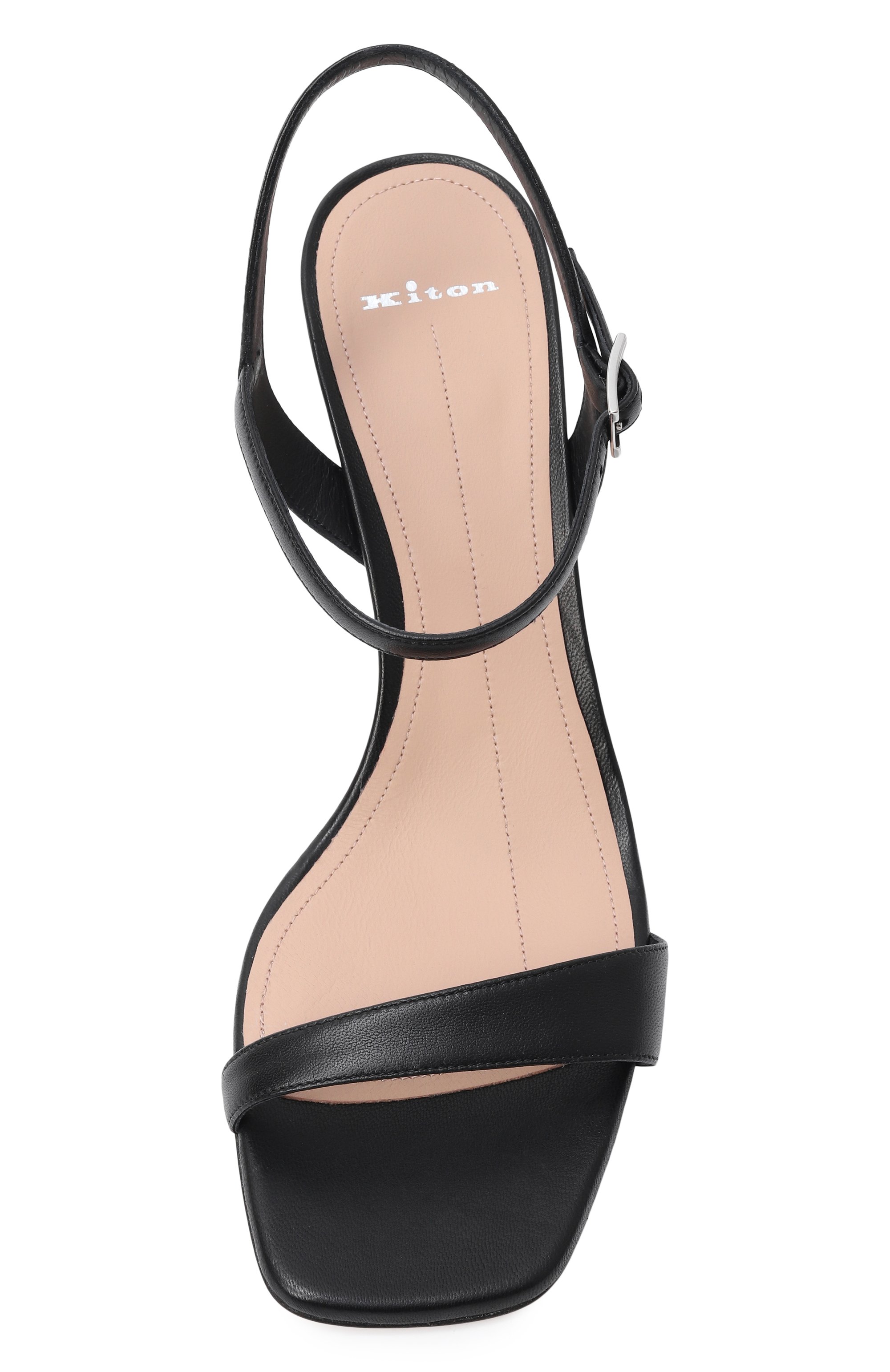 Кожаные босоножки KITON, арт. D61838BK0524F, фото 6