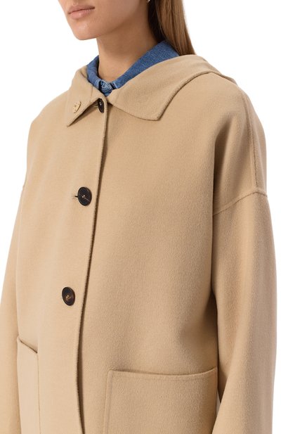 Шерстяное пальто MAX MARA STUDIO, арт. ZINA, фото 5