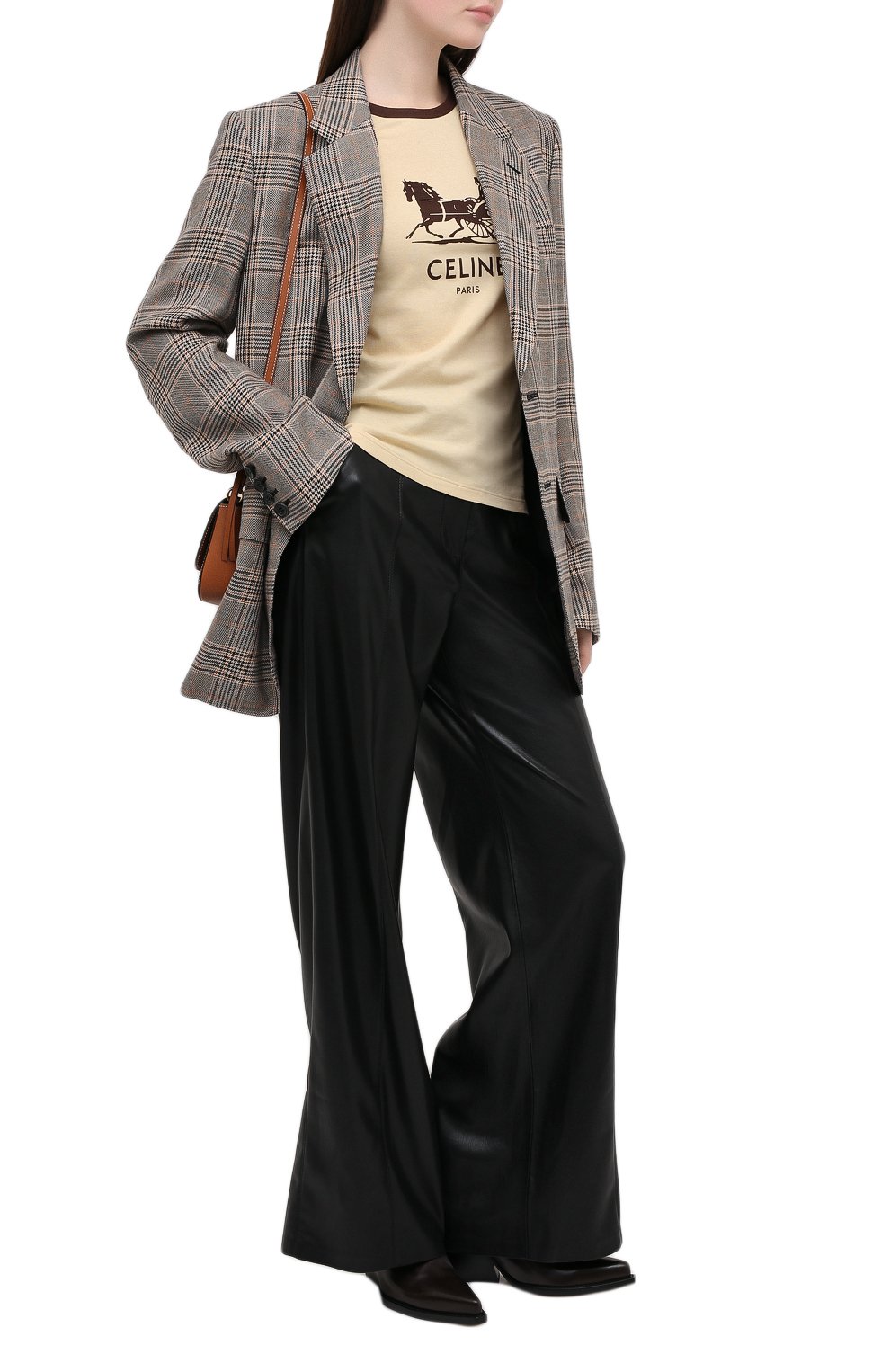 Хлопковая футболка CELINE, арт. 2X575114L, фото 2