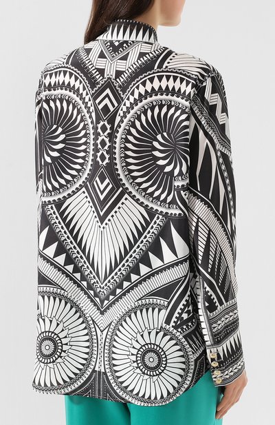 Шелковая рубашка BALMAIN, арт. TF12654/I339, фото 4