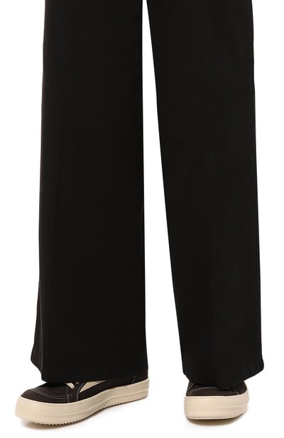 Кеды porterville vintage из нубука RICK OWENS, арт. RU02D6897/LWNLVS, фото 3