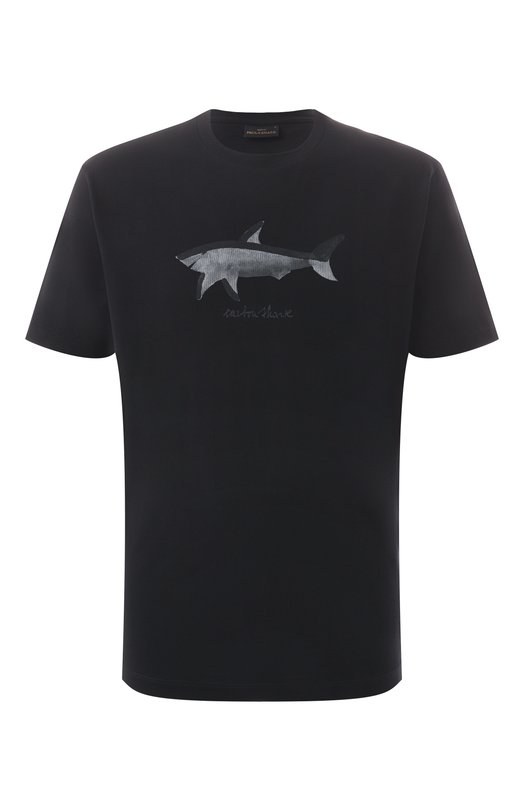 Хлопковая футболка Paul&Shark 25411071/XL Чёрный 25411071/XL