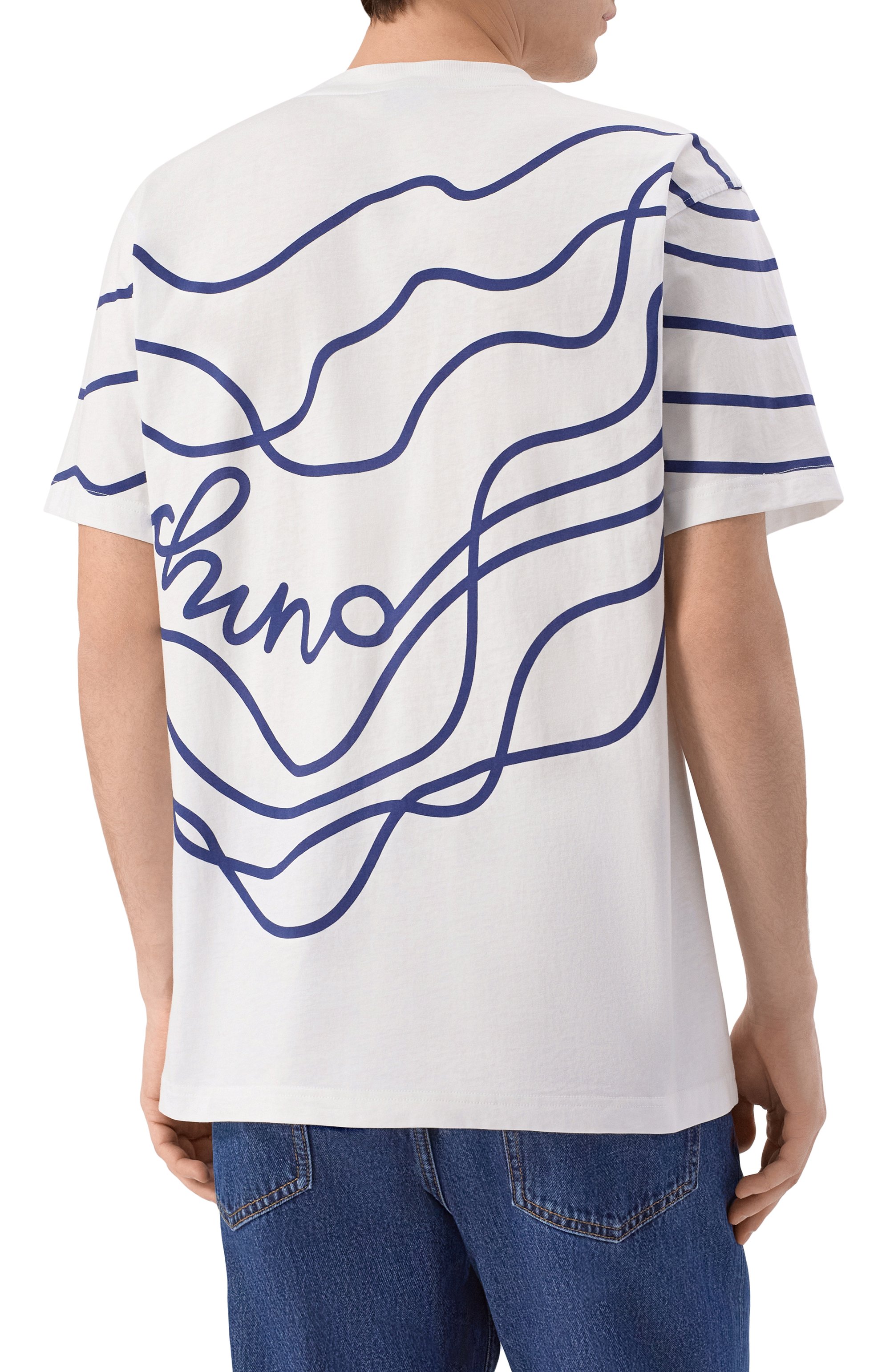 Хлопковая футболка MOSCHINO, арт. A0716/0241, фото 4