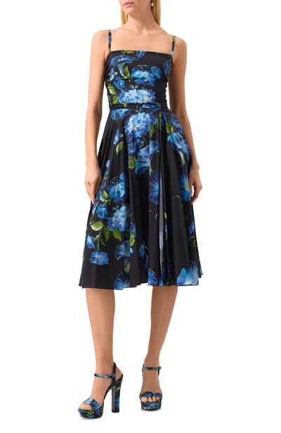 Шелковое платье DOLCE & GABBANA, арт. F6HAJT/FSA6C, фото 3