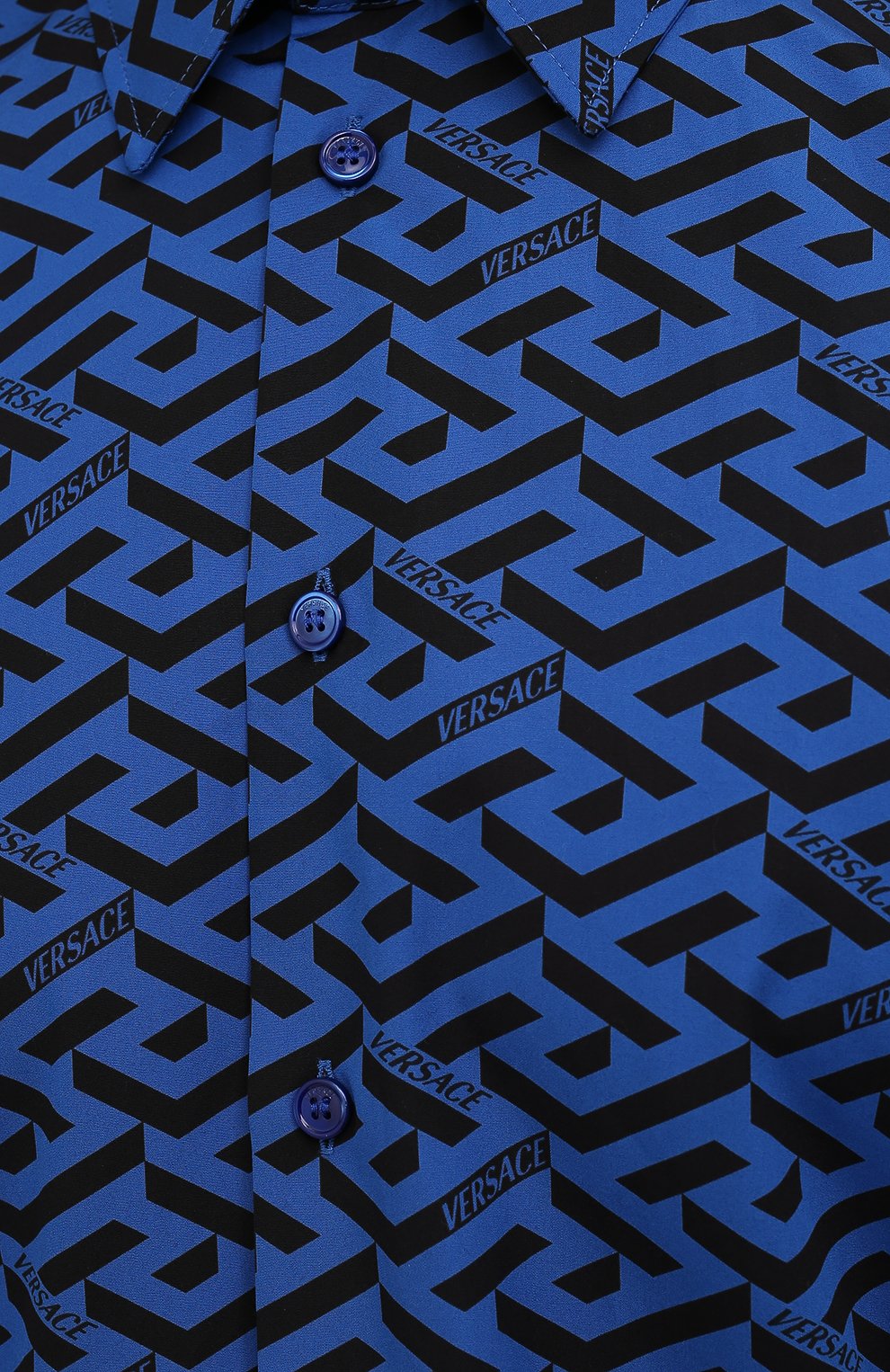 Хлопковая рубашка VERSACE, арт. 1003964/1A02796, фото 5