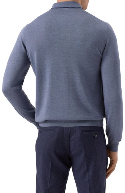 Поло из шерсти и шелка GRAN SASSO, арт. 57146/13125, фото 4
