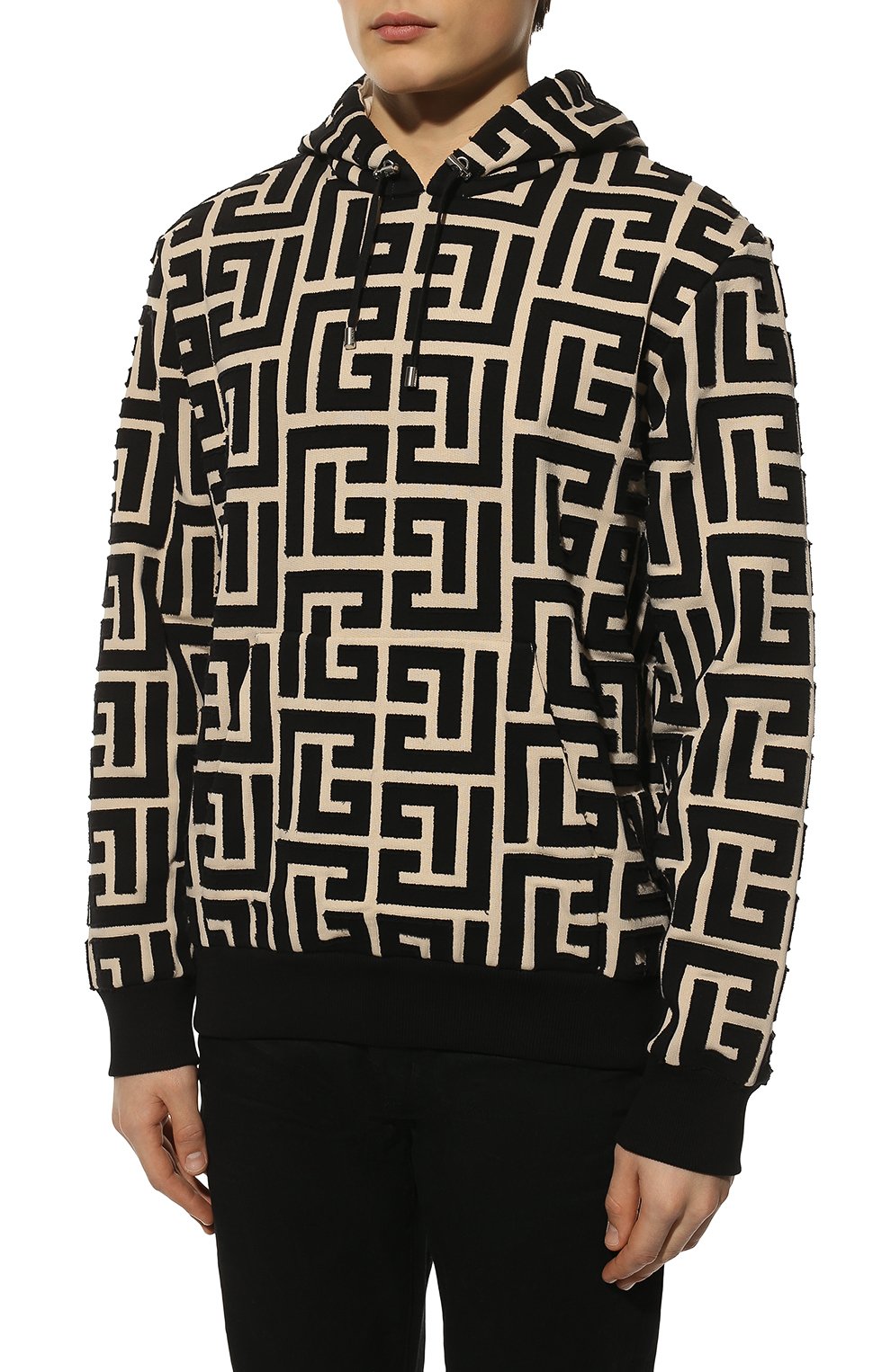 Хлопковое худи BALMAIN, арт. XH1JR002/BB08, фото 3