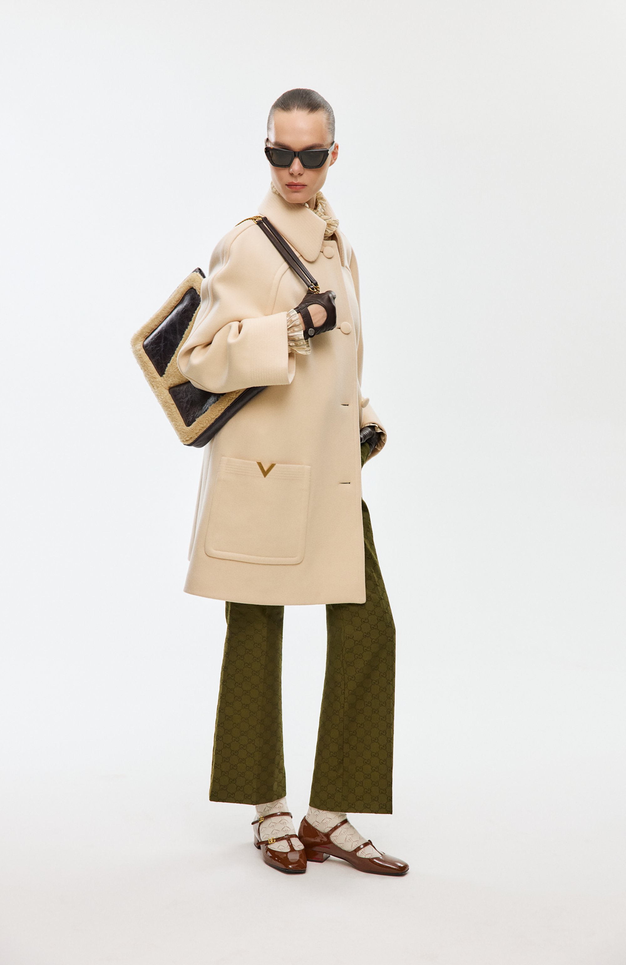 Хлопковые брюки GUCCI, арт. 837435/Z7ADE, фото 6