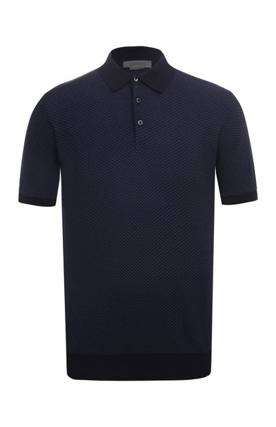 Поло из хлопка и шелка CORNELIANI, арт. 91M556-3125164, фото 1