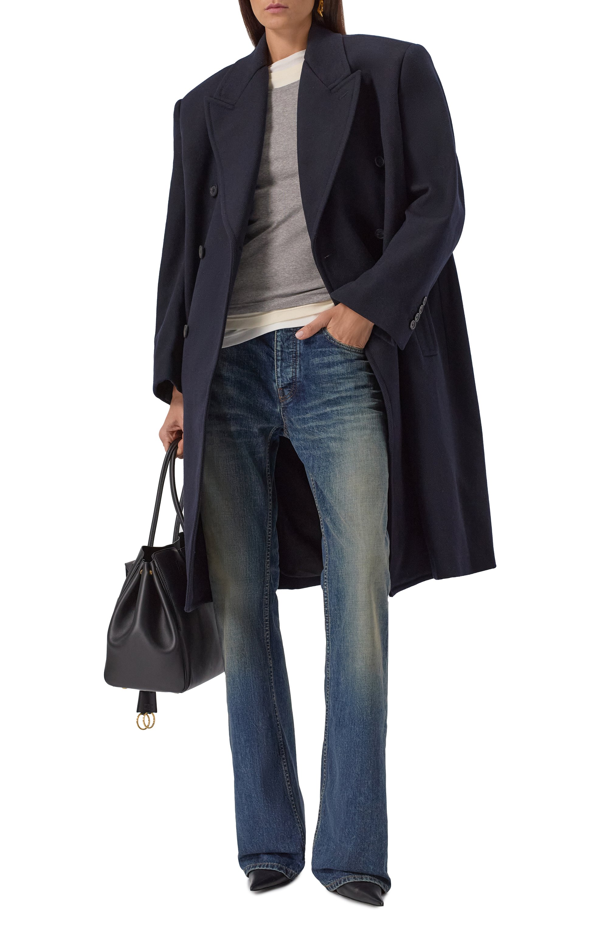 Шерстяное пальто BALENCIAGA, арт. 838930/TSU08, фото 2