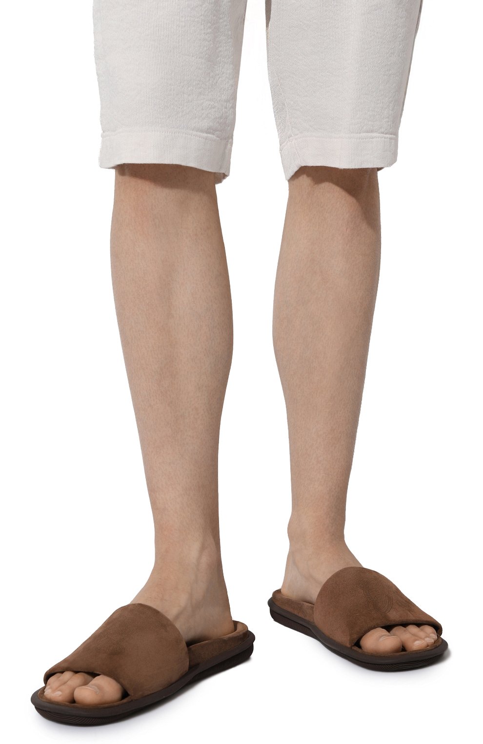 Замшевые шлепанцы GIORGIO ARMANI, арт. X2P090/XF781, фото 3