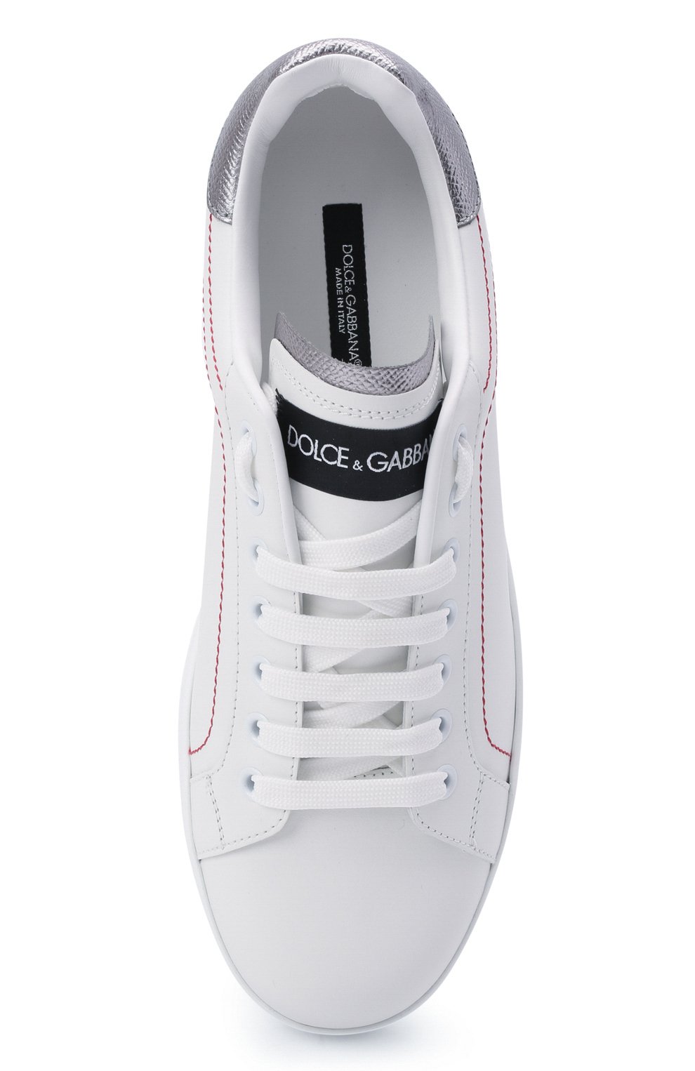 Кожаные кеды portofino DOLCE & GABBANA, арт. CK1587/AH527, фото 6