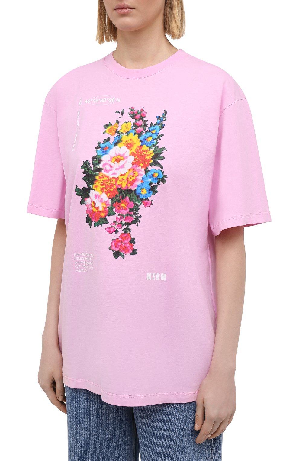 Хлопковая футболка MSGM, арт. 3041MDM161 217298, фото 3