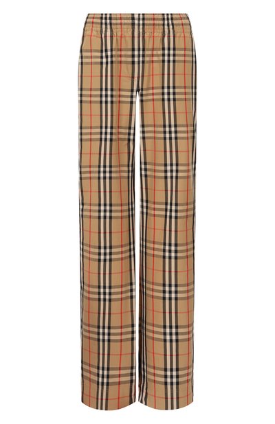 Женские хлопковые брюки BURBERRY, арт. 8111874