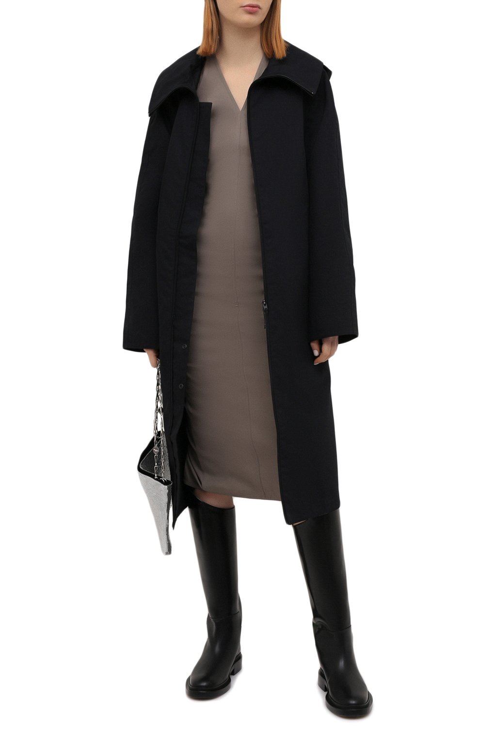 Хлопковое платье RICK OWENS, арт. RP21S3528/TE, фото 2