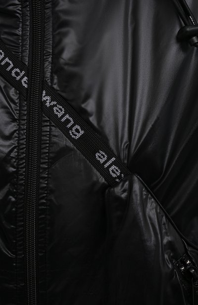 Ветровка ALEXANDER WANG черного цвета по цене 72350 руб., арт. UWC2212001, фото 5 Ветровка ALEXANDER WANG, арт. UWC2212001, фото 5