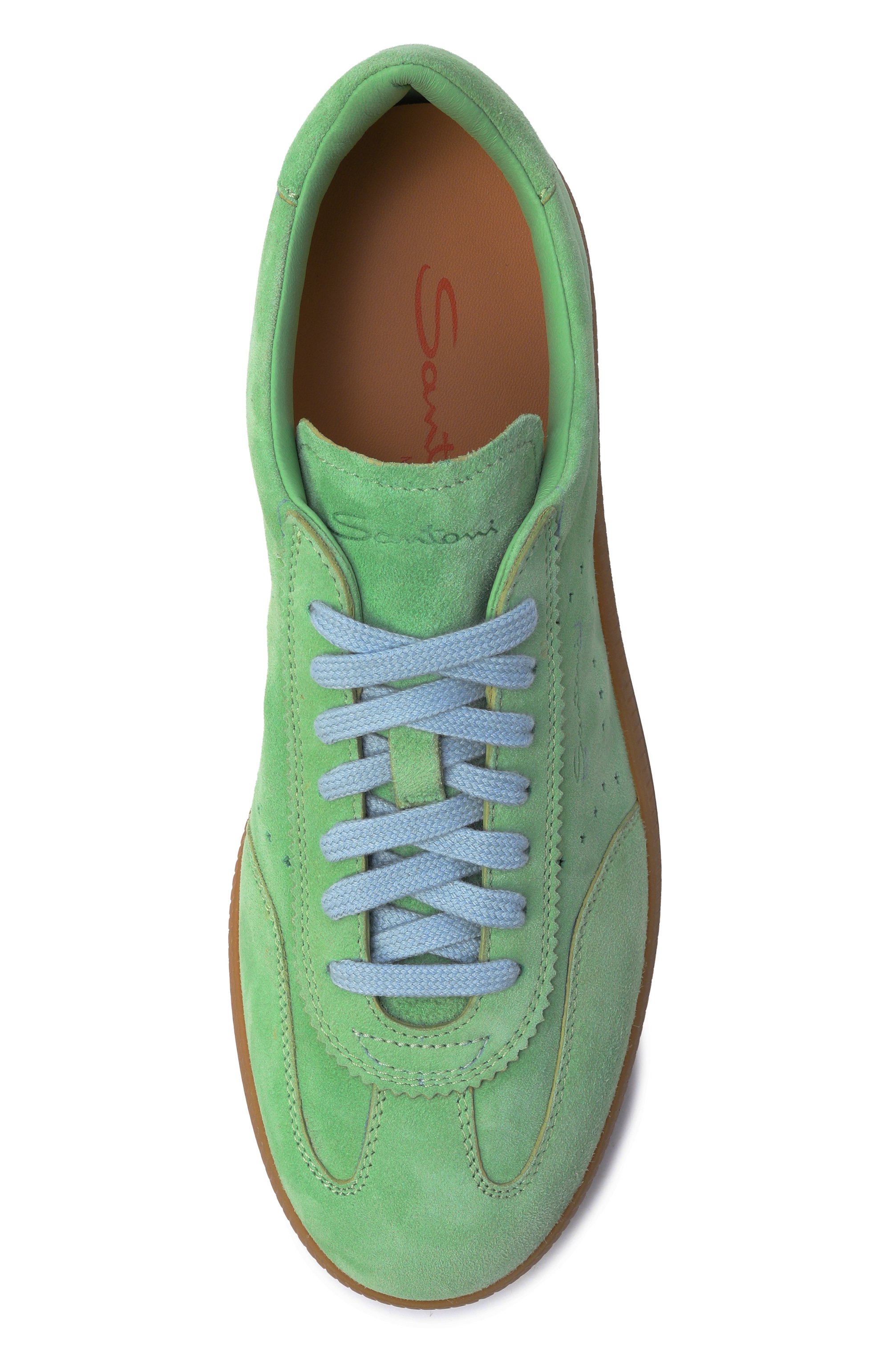 Замшевые кеды SANTONI, арт. WBPG61340MENTKSN, фото 6