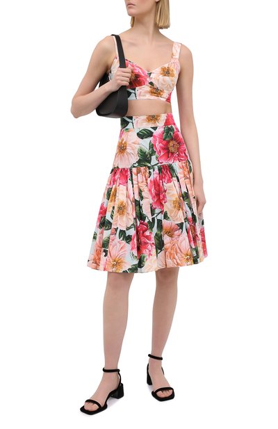 Хлопковая юбка DOLCE & GABBANA, арт. F4BI3T/HS5H9, фото 2