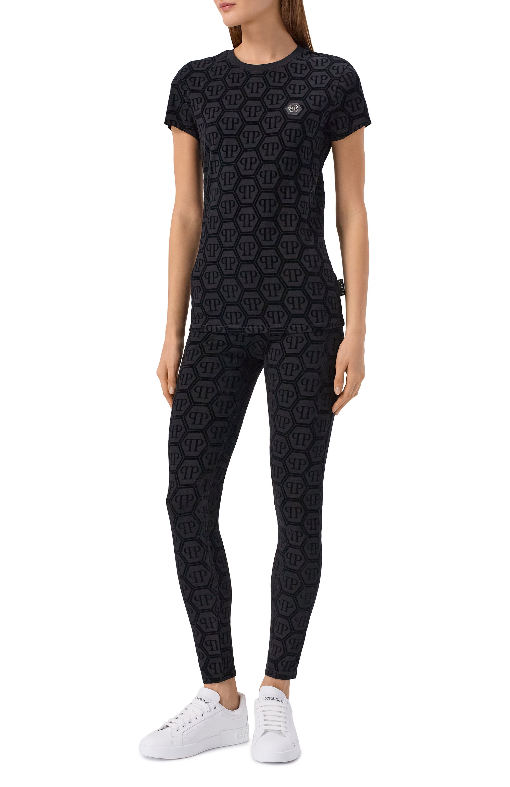 Легинсы из вискозы PHILIPP PLEIN, арт. SAFC WJT2182 PTE003N, фото 2