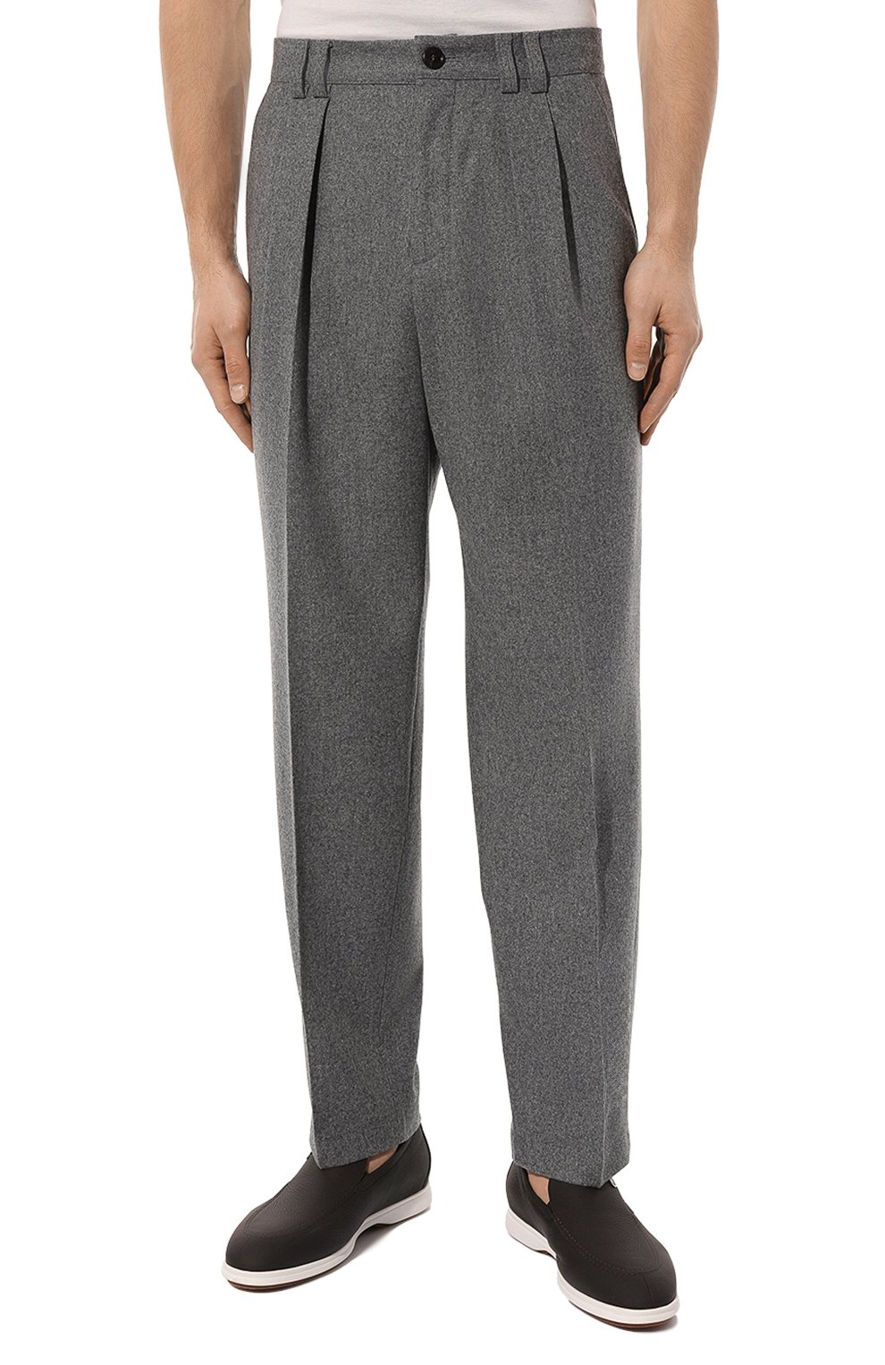 Шерстяные брюки BRUNELLO CUCINELLI, арт. M038PB2202, фото 3