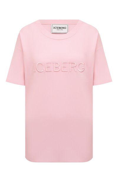 Женская хлопковая футболка ICEBERG, арт. 22E I2P0/F5A1/6307