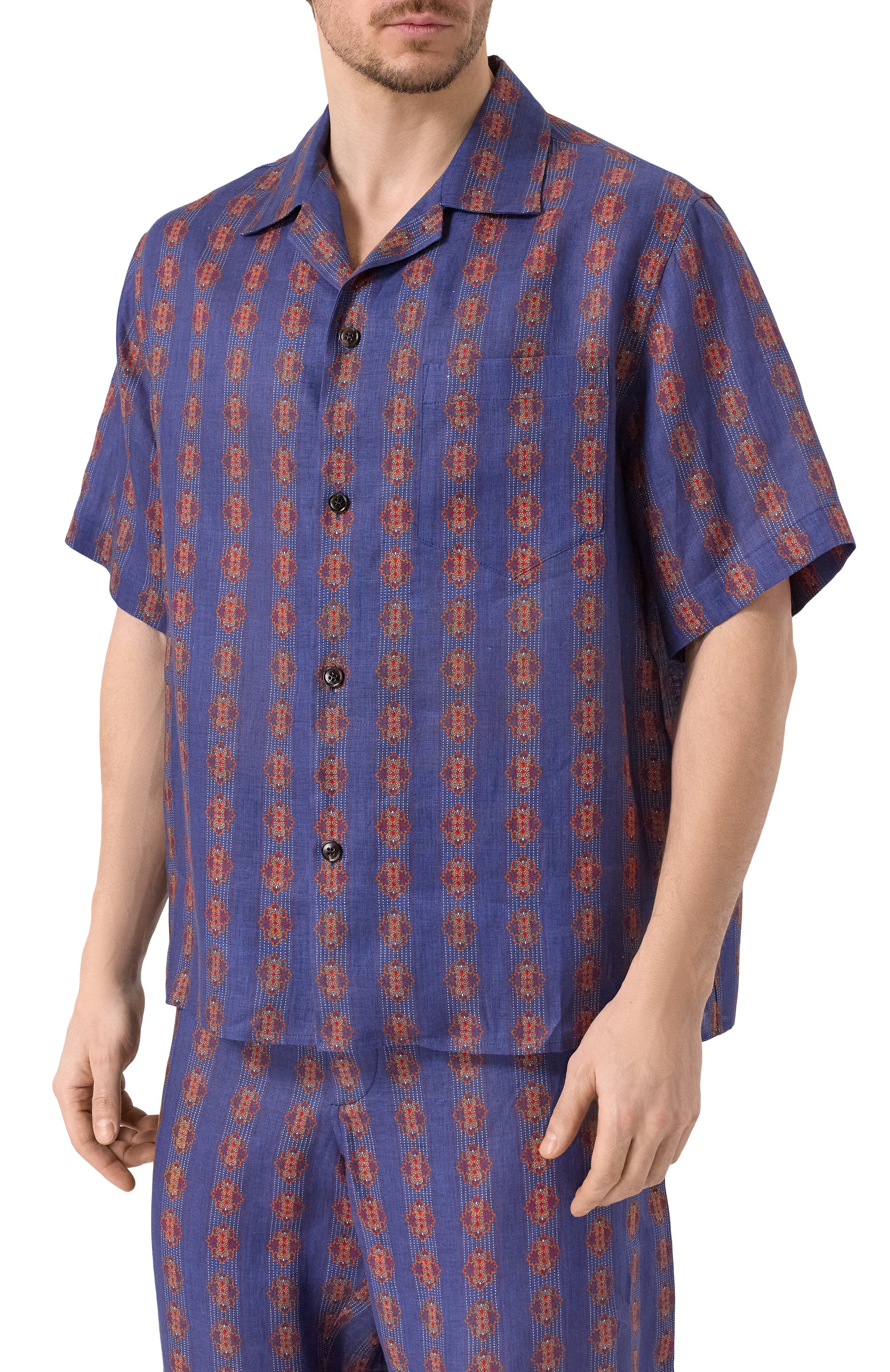 Льняная рубашка VALENTINO, арт. 6V3AA111AN0, фото 3