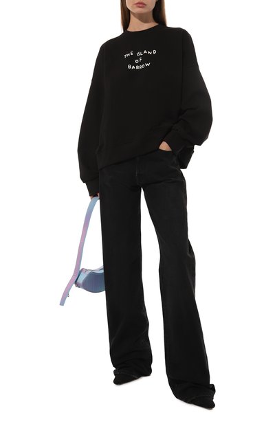Хлопковый свитшот BARROW, арт. 034086, фото 2