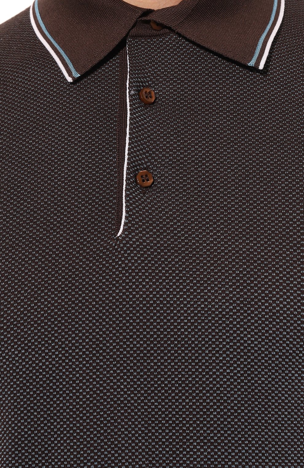 Поло из шелка и хлопка STEFANO RICCI, арт. K818044P13/F23172, фото 5