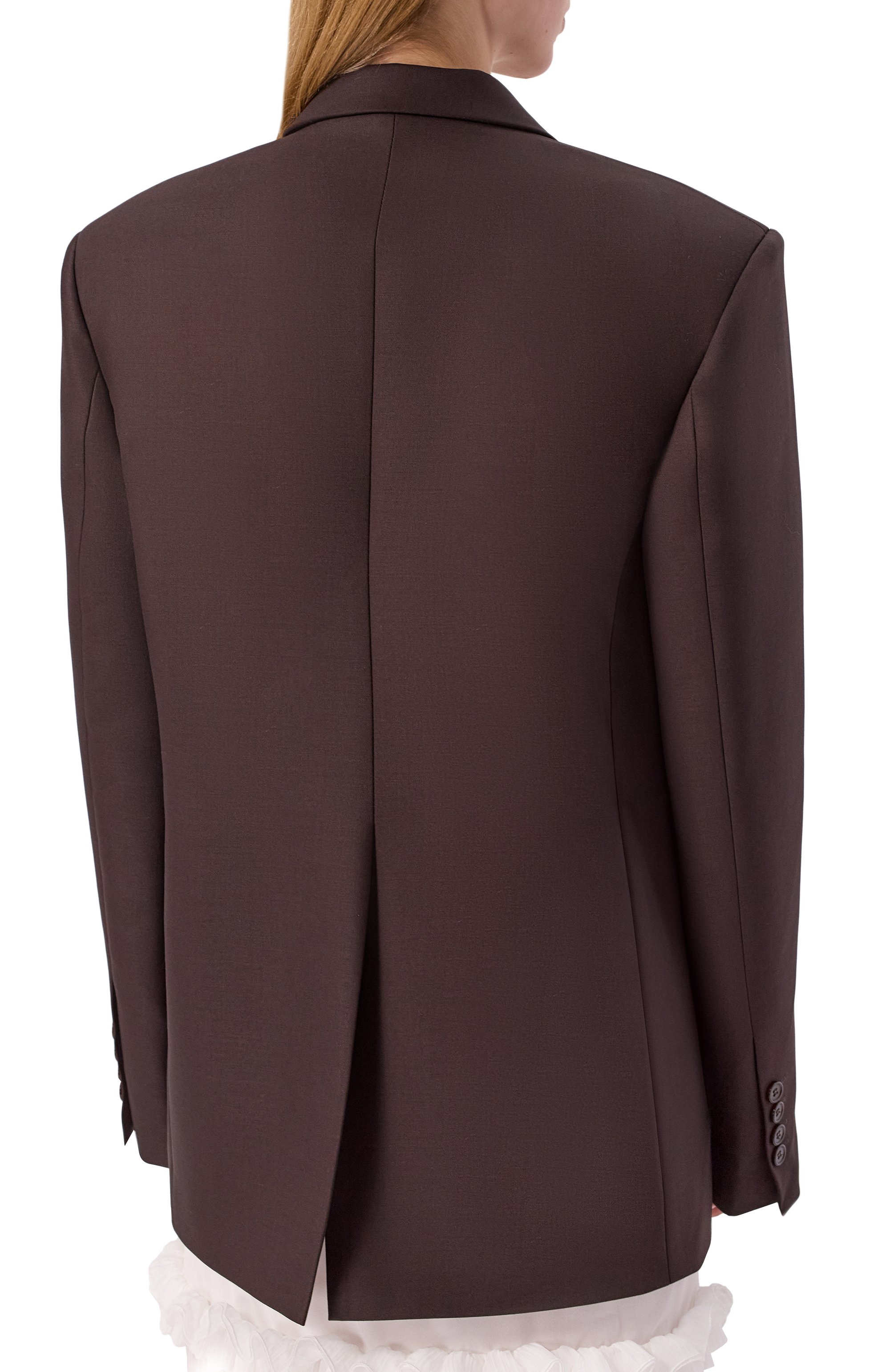 Шерстяной жакет PERVERT коричневого цвета по цене 80000 руб., арт. PE25/JA05/70-08, фото 4 Шерстяной жакет PERVERT, арт. PE25/JA05/70-08, фото 4