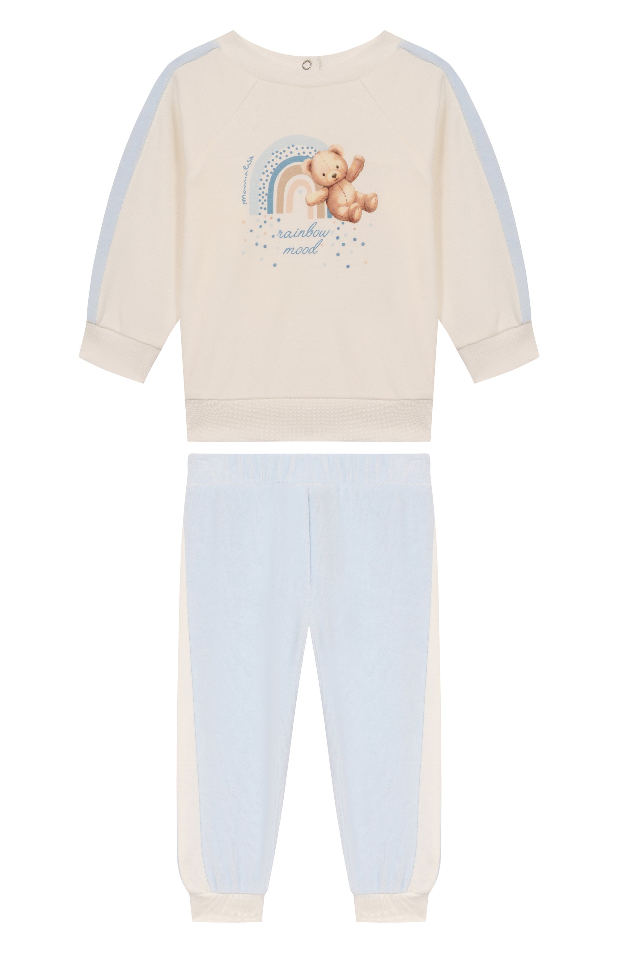 Комплект из свитшота и брюк MONNALISA, арт. 22F500, фото 1