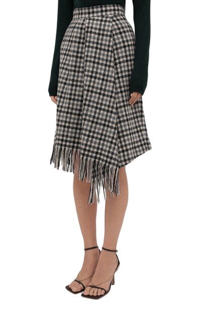 Шерстяная юбка BRUNELLO CUCINELLI, арт. MB039G3141, фото 3