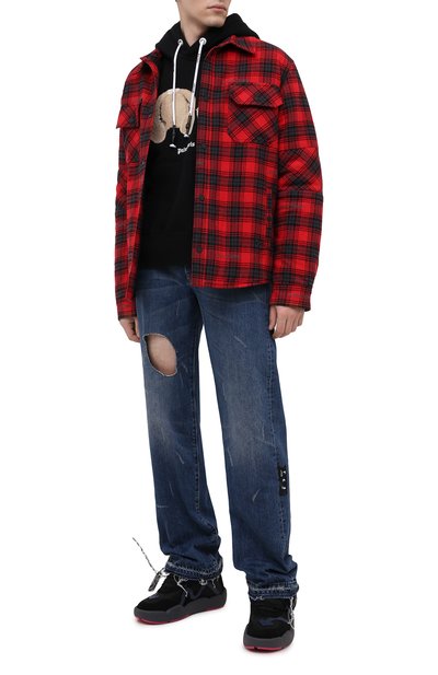 Хлопковое худи PALM ANGELS, арт. PMBB058R21FLE0011060, фото 2