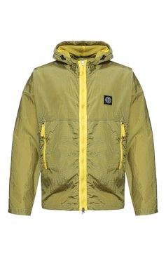 Мужская куртка STONE ISLAND желтого цвета, арт. 721544135 | Фото 1 (Кросс-КТ: Куртка, Ветровка; Рукава: Длинные; Материал внешний: Синтетический материал; Материал сплава: Проставлено; Материал подклада: Синтетический материал; Мужское Кросс-КТ: Верхня�я одежда; Драгоценные камни: Проставлено; Длина (верхняя одежда): Короткие)