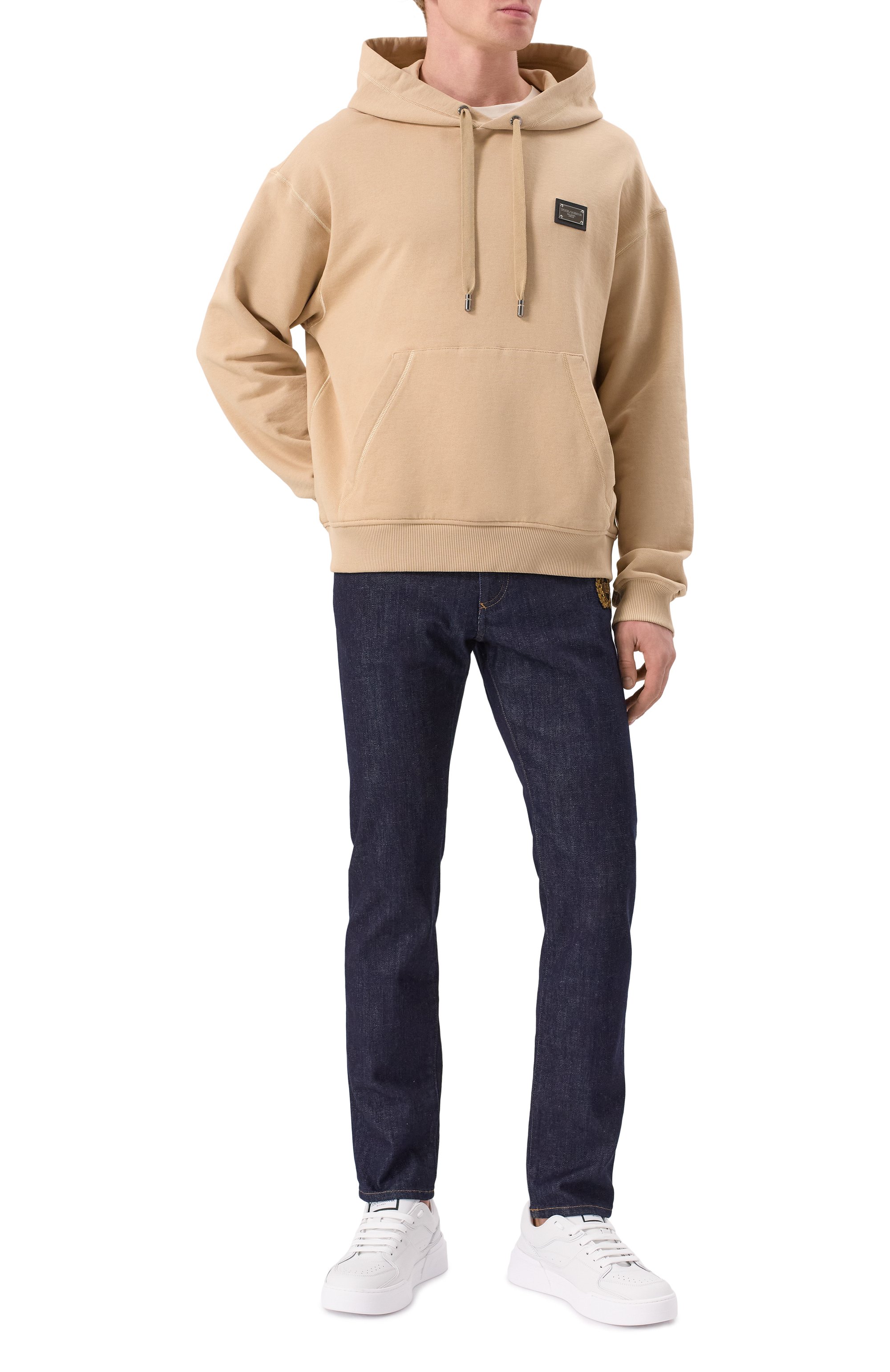 Хлопковое худи DOLCE & GABBANA, арт. G9ZU0T/G7F2G, фото 2