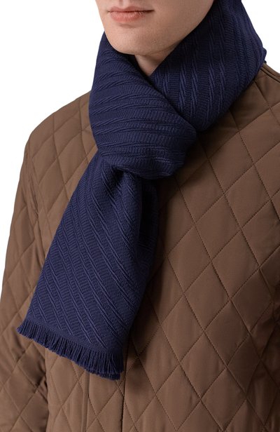 Мужской шерстяной шарф EMPORIO ARMANI, арт. EM007074/AF28992